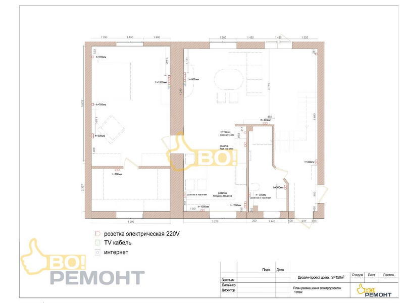 Дизайн проект коттеджа 150 м2-102